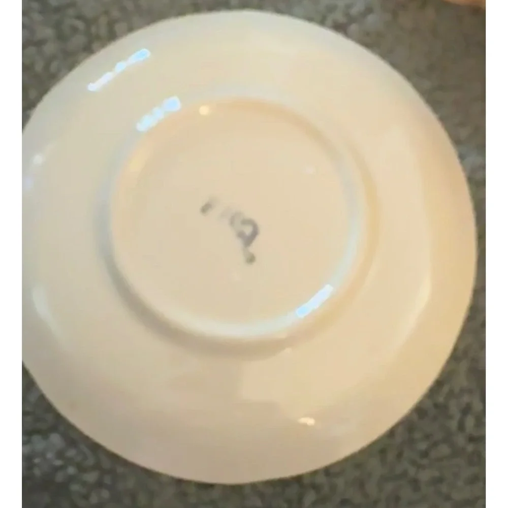 Vintage Franciscan Ceramic Plate with‎ Apple Design Saucer Plate